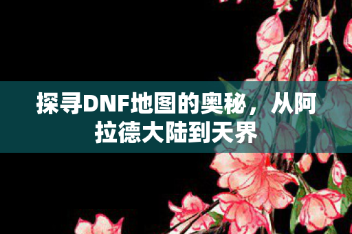 探寻DNF地图的奥秘图片