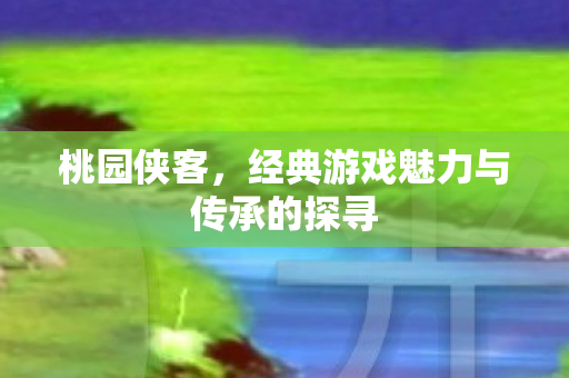 经典游戏魅力与传承的探寻图片
