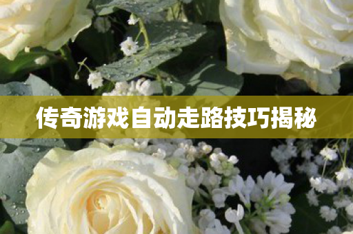 传奇游戏自动走路技巧揭秘图片