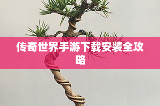 传奇世界手游下载安装全攻略图片