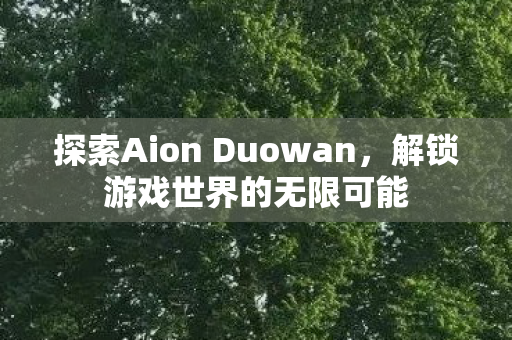 探索Aion Duowan图片