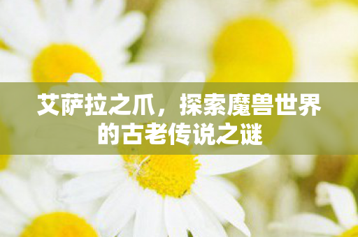 探索魔兽世界的古老传说之谜图片