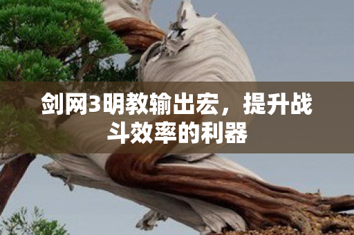 提升战斗效率的利器图片