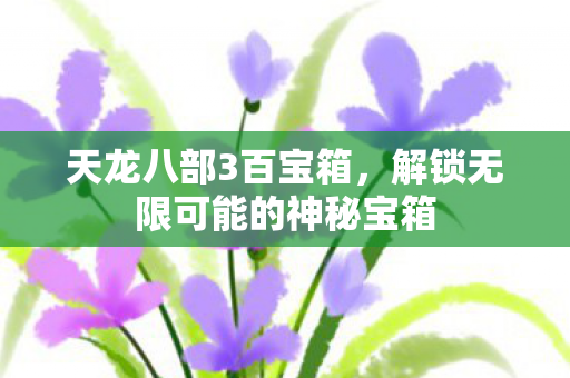 解锁无限可能的神秘宝箱图片