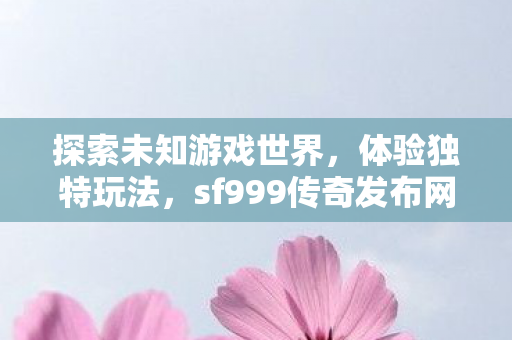 探索未知游戏世界,体验独特玩法,sf999传奇发布网站私服发布等你来挑战! 探索未知游戏世界,体验独特玩法,sf999传奇发布网站私服发布等你来挑战!