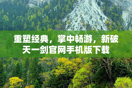 新破天一剑官网手机版下载图片