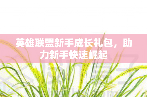 英雄联盟新手成长礼包图片