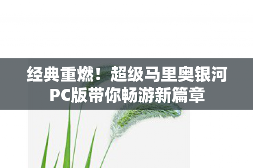 超级马里奥银河PC版带你畅游新篇章图片