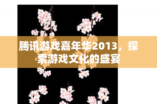腾讯游戏嘉年华2013图片