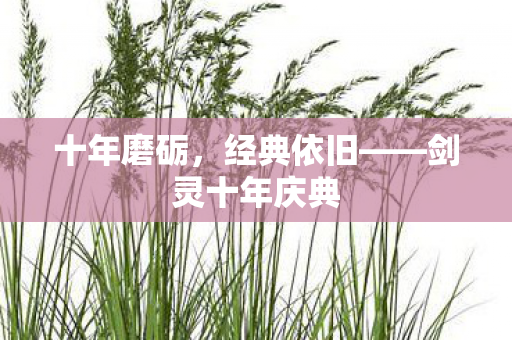 剑灵十年庆典图片