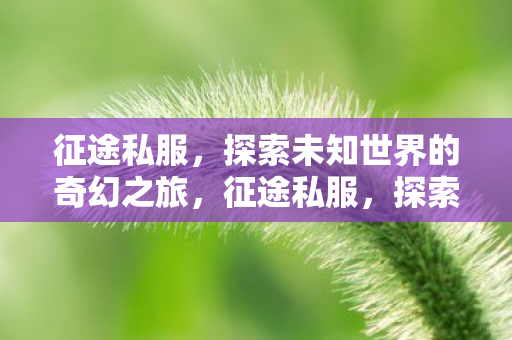 探索未知世界的奇幻之旅图片
