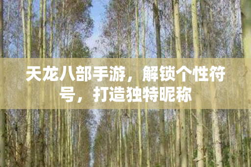 天龙八部手游图片