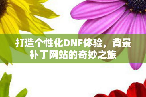 背景补丁网站的奇妙之旅图片