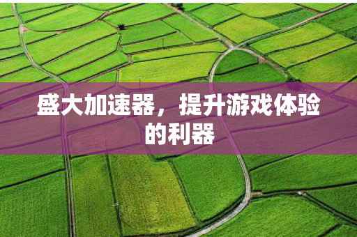 提升游戏体验的利器图片
