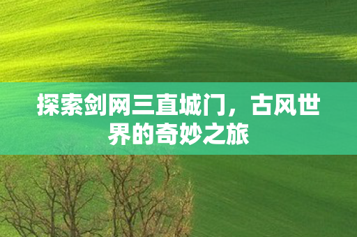 古风世界的奇妙之旅图片