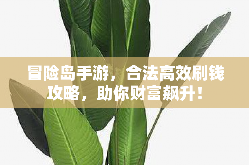 合法高效刷钱攻略图片