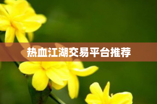 热血江湖交易平台推荐图片
