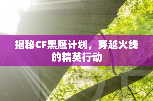 穿越火线的精英行动图片