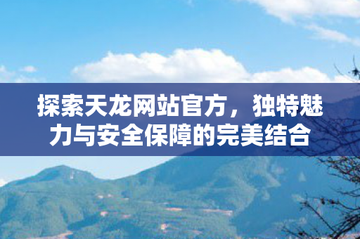 独特魅力与安全保障的完美结合图片