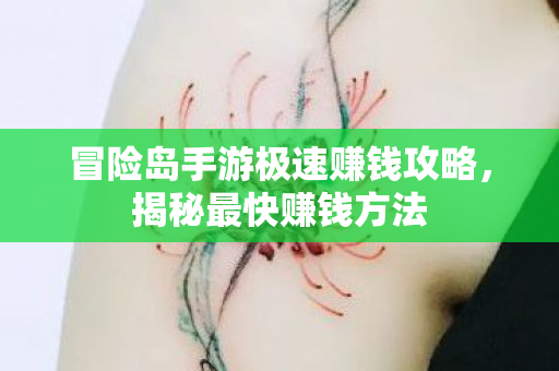 冒险岛手游极速赚钱攻略图片