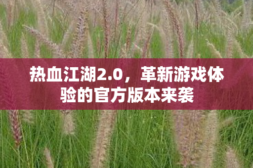 革新游戏体验的官方版本来袭图片