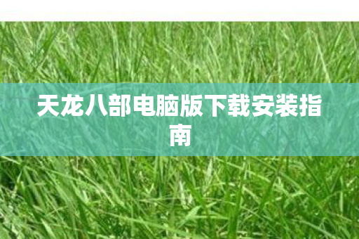 天龙八部电脑版下载安装指南图片
