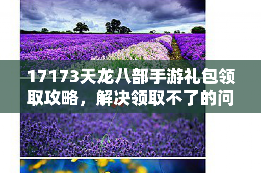 17173天龙八部手游礼包领取攻略图片