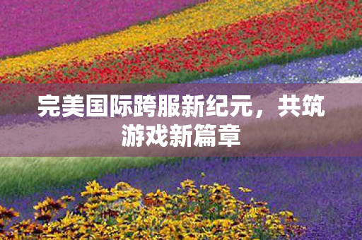 完美国际跨服新纪元图片