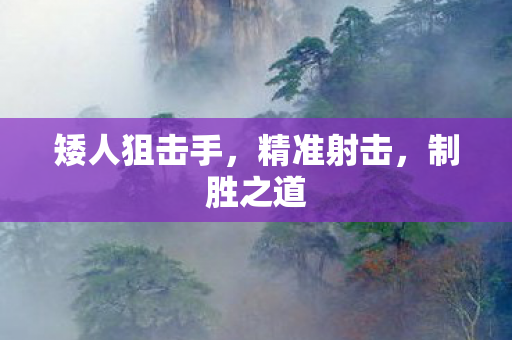 矮人狙击手图片
