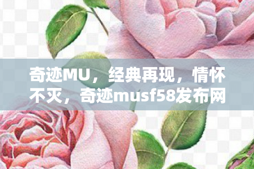 奇迹musf58发布网等你来战图片
