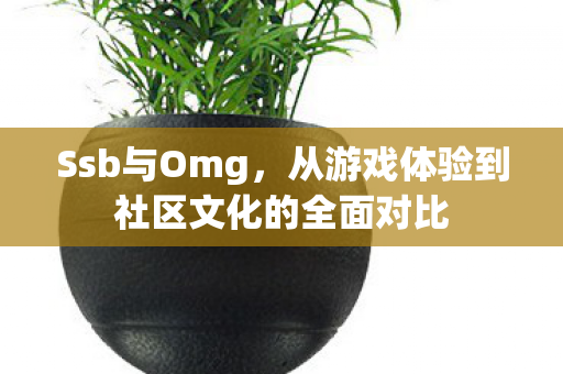 从游戏体验到社区文化的全面对比图片