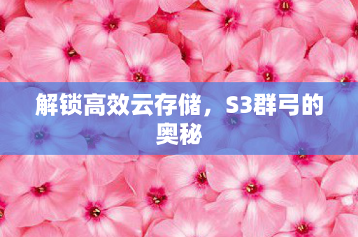 解锁高效云存储图片