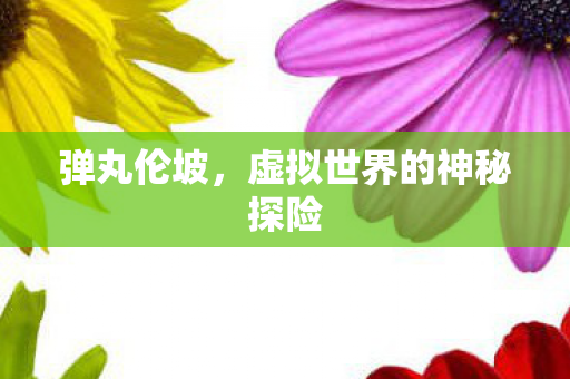 虚拟世界的神秘探险图片