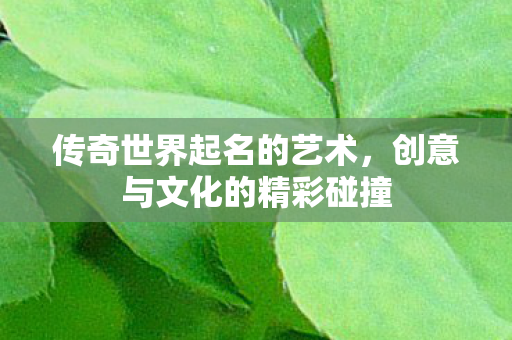 创意与文化的精彩碰撞图片