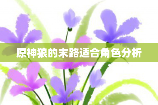 原神狼的末路适合角色分析图片