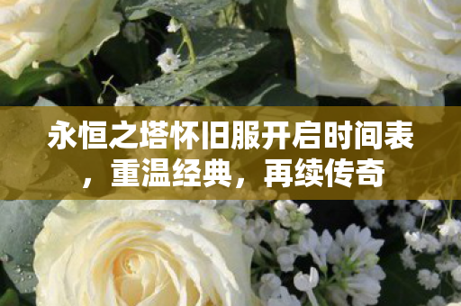 永恒之塔怀旧服开启时间表图片