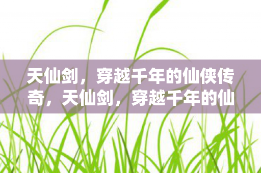 穿越千年的仙侠传奇图片