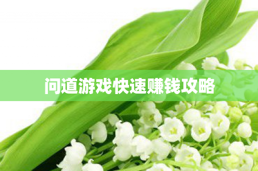 问道游戏快速赚钱攻略图片
