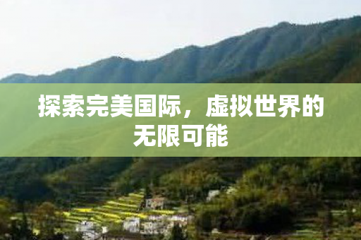 虚拟世界的无限可能图片