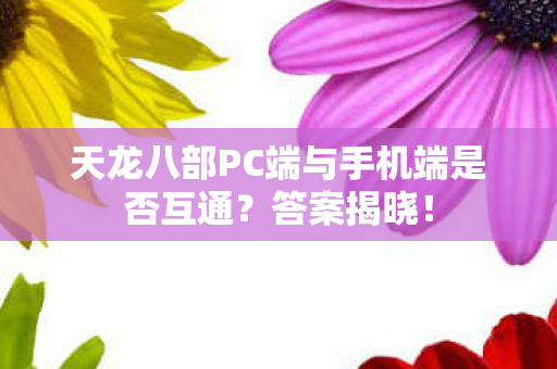 天龙八部PC端与手机端是否互通图片