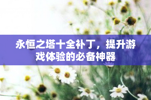 提升游戏体验的必备神器图片