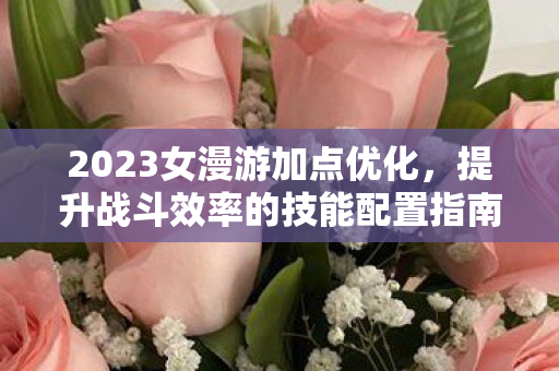 提升战斗效率的技能配置指南图片