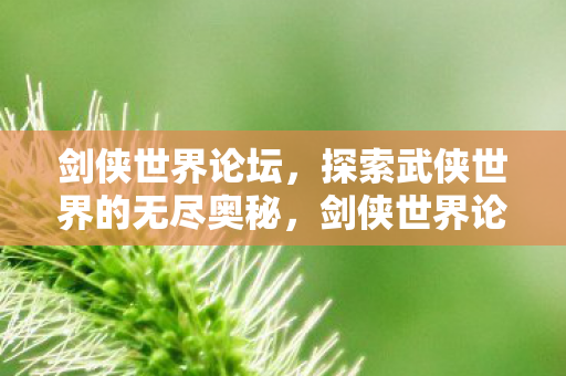 探索武侠世界的无尽奥秘图片