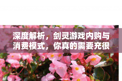 剑灵游戏内购与消费模式图片