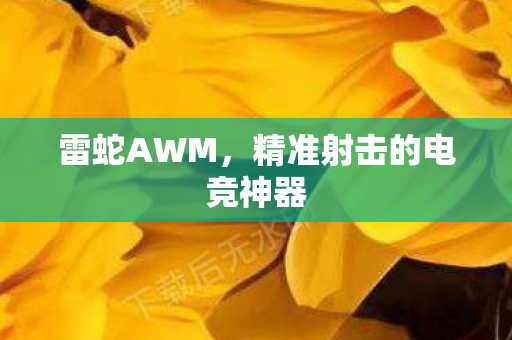 精准射击的电竞神器图片