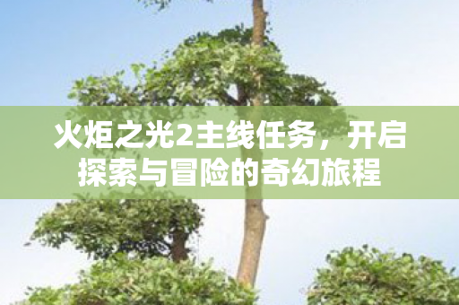 开启探索与冒险的奇幻旅程图片
