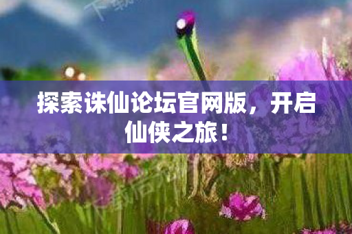 探索诛仙论坛官网版图片