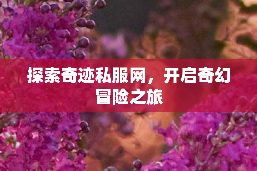 开启奇幻冒险之旅图片
