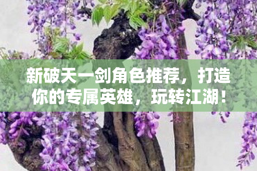 新破天一剑角色推荐图片