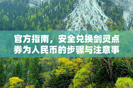 安全兑换剑灵点券为人民币的步骤与注意事项图片